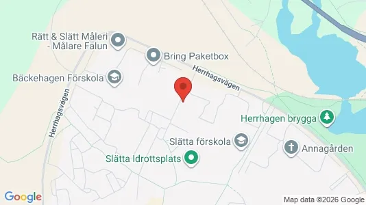 Affärslokaler att hyra i Falun - kort over placeringen