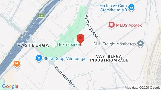 Affärslokaler att hyra i Söderort - kort over placeringen