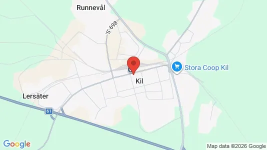 Bostadsfastigheter till försäljning i Kil - kort over placeringen