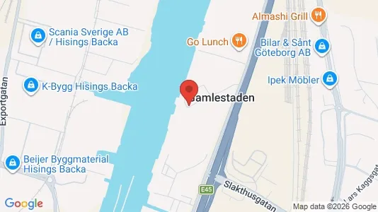 Kontorslokaler att hyra i Göteborg Centrum - kort over placeringen