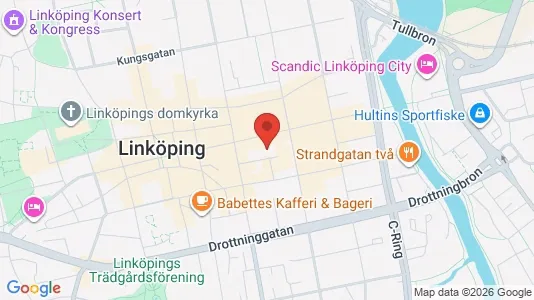 Kontorslokaler att hyra i Linköping - kort over placeringen