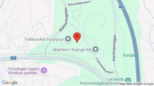 Industrilokaler att hyra i Söderort - kort over placeringen