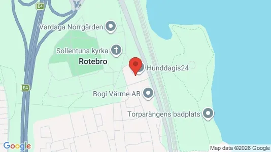Lagerlokaler att hyra i Sollentuna - kort over placeringen