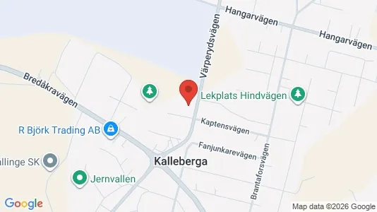 Affärslokaler att hyra i Ronneby - kort over placeringen