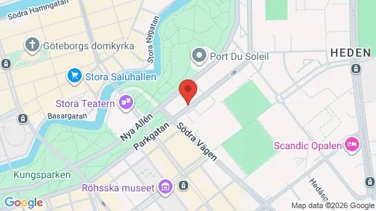 Kontorslokaler att hyra i Göteborg Centrum - kort over placeringen