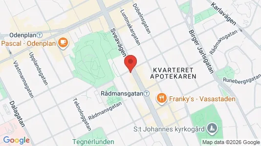 Kontorslokaler att hyra i Stockholm Innerstad - kort over placeringen