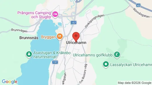 Affärslokaler till försäljning i Ulricehamn - kort over placeringen