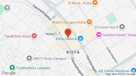 Kontorslokaler att hyra i Västerort - kort over placeringen