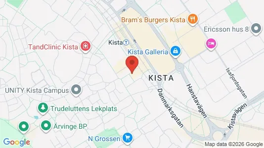 Kontorslokaler att hyra i Västerort - kort over placeringen