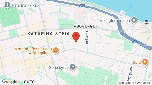 Kontorslokaler att hyra i Södermalm - kort over placeringen