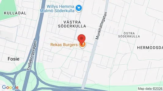 Kontorslokaler att hyra i Fosie - kort over placeringen