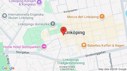 Kontorslokaler att hyra i Linköping - kort over placeringen