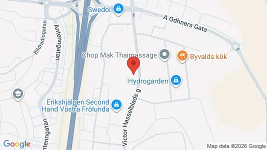 Industrilokaler att hyra i Askim-Frölunda-Högsbo - kort over placeringen