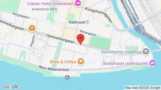 Kontorslokaler att hyra i Kungsholmen - kort over placeringen