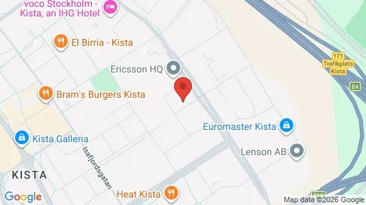 Kontorslokaler att hyra i Västerort - kort over placeringen