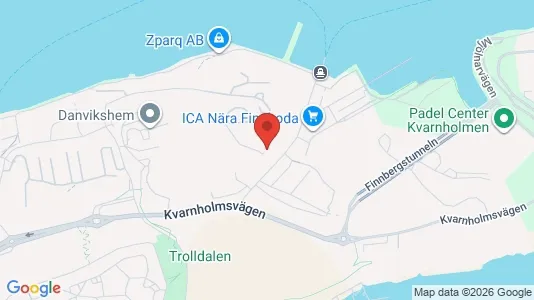 Kontorslokaler att hyra i Nacka - kort over placeringen