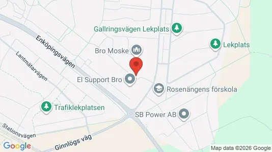 Affärslokaler att hyra i Upplands-Bro - kort over placeringen