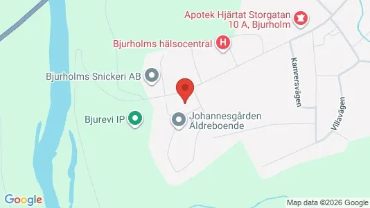 Affärslokaler till försäljning i Bjurholm - kort over placeringen