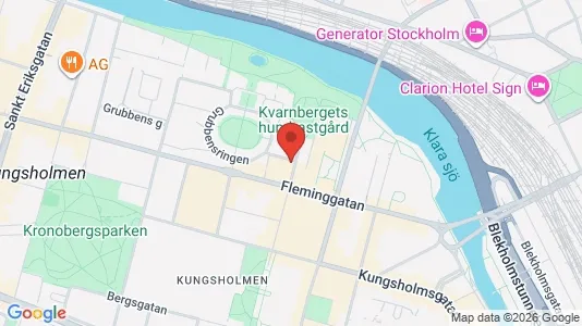 Kontorslokaler att hyra i Kungsholmen - kort over placeringen