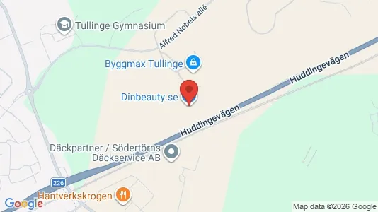 Lagerlokaler att hyra i Botkyrka - kort over placeringen