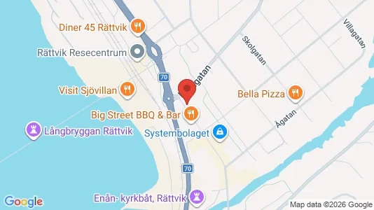 Kontorslokaler att hyra i Rättvik - kort over placeringen