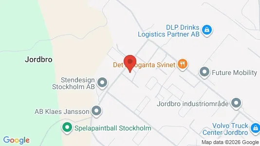 Industrilokaler att hyra i Haninge - kort over placeringen