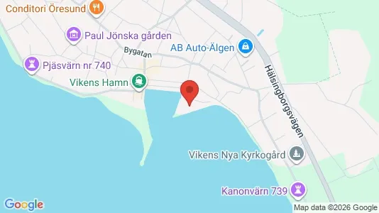 Kontorslokaler att hyra i Höganäs - kort over placeringen