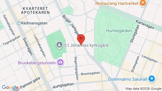 Kontorslokaler att hyra i Stockholm Innerstad - kort over placeringen