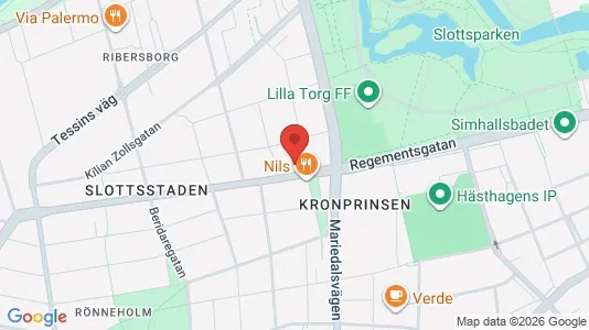 Kontorslokaler att hyra i Malmö Centrum - kort over placeringen