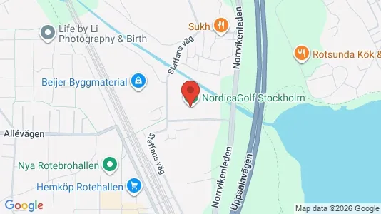 Kontorslokaler att hyra i Sollentuna - kort over placeringen