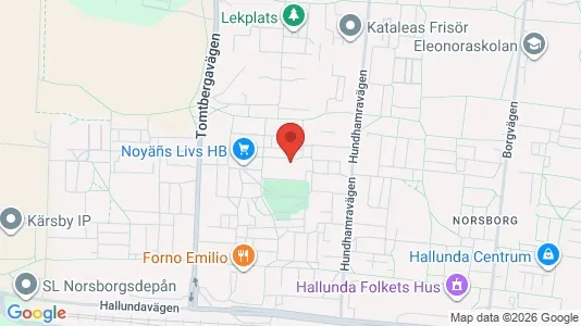 Kontorslokaler att hyra i Botkyrka - kort over placeringen