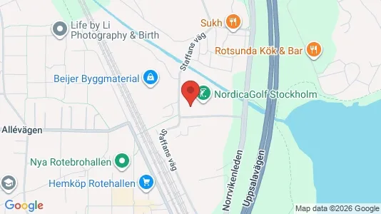 Kontorslokaler att hyra i Sollentuna - kort over placeringen