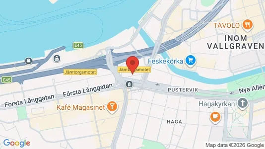Kontorslokaler att hyra i Göteborg Centrum - kort over placeringen