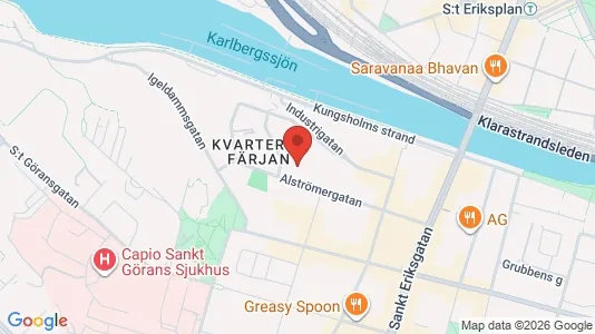 Kontorslokaler att hyra i Kungsholmen - kort over placeringen
