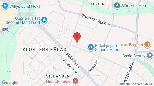 Kontorslokaler att hyra i Mölndal - kort over placeringen