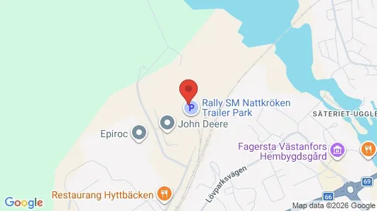 Industrilokaler att hyra i Fagersta - kort over placeringen
