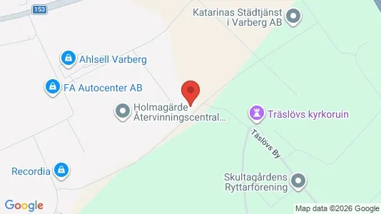 Kontorslokaler att hyra i Varberg - kort over placeringen