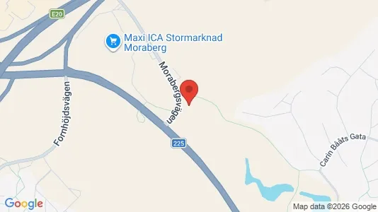 Industrilokaler att hyra i Södertälje - kort over placeringen