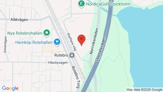 Kontorslokaler att hyra i Sollentuna - kort over placeringen