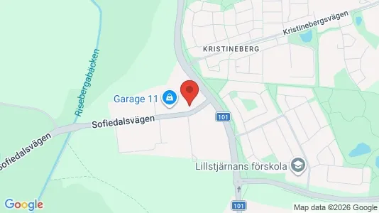 Lagerlokaler att hyra i Oxie - kort over placeringen