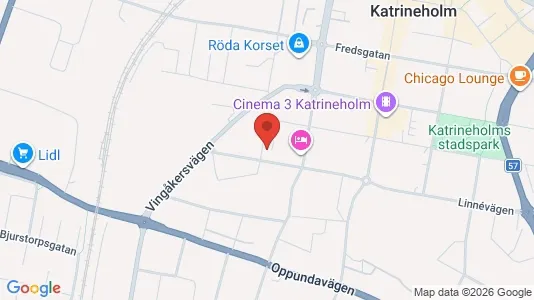 Kontorslokaler att hyra i Katrineholm - kort over placeringen