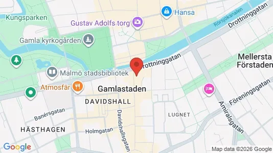 Kontorslokaler att hyra i Malmö Centrum - kort over placeringen