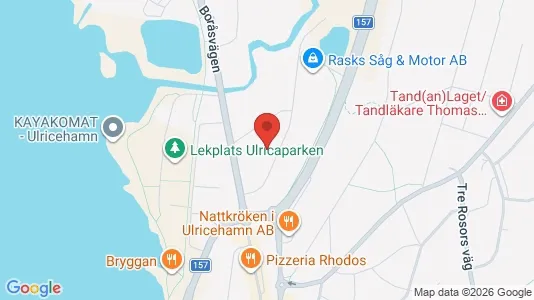 Kontorslokaler att hyra i Ulricehamn - kort over placeringen