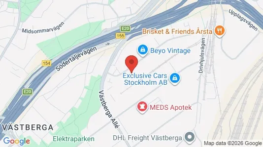 Kontorslokaler att hyra i Söderort - kort over placeringen