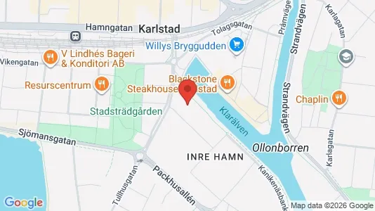 Kontorslokaler att hyra i Karlstad - kort over placeringen