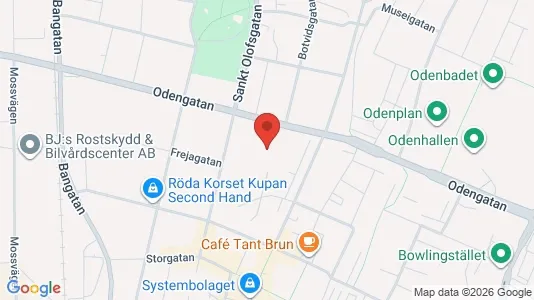 Kontorslokaler att hyra i Falköping - kort over placeringen