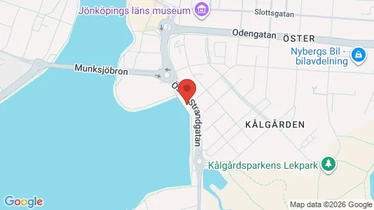Kontorslokaler att hyra i Jönköping - kort over placeringen
