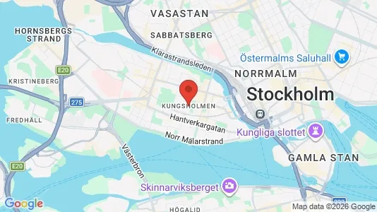 Butikslokaler att hyra i Kungsholmen - kort over placeringen