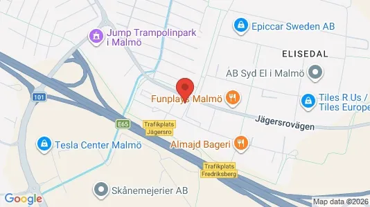 Lagerlokaler att hyra i Fosie - kort over placeringen