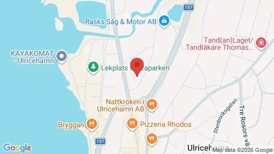 Industrilokaler att hyra i Ulricehamn - kort over placeringen